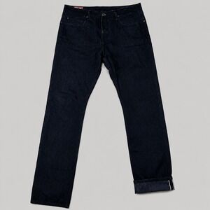 Freenote Cloth Selvedge Japanese Denim Jeans Black Made in USA Mens 36x33 Rios